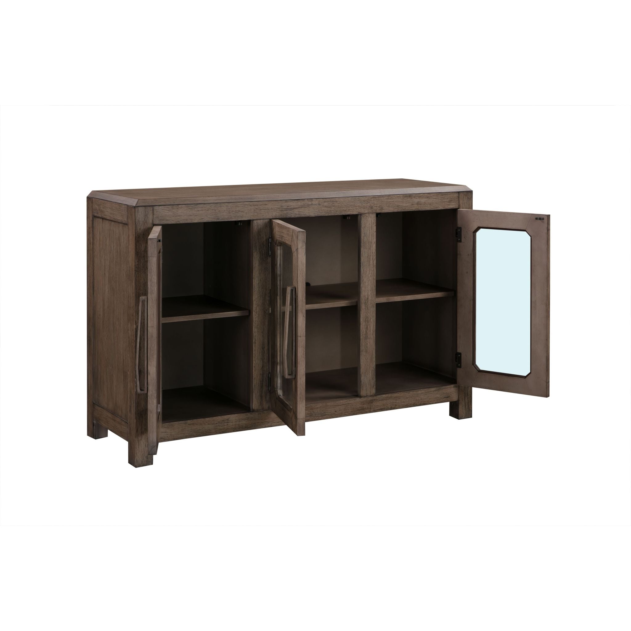 Acadia Sideboard - Toffee Finish Wooden Buffet Cabinet with Storage (GHCL78) - Perfect for Dining Room, Living Room, and Entryway Organization