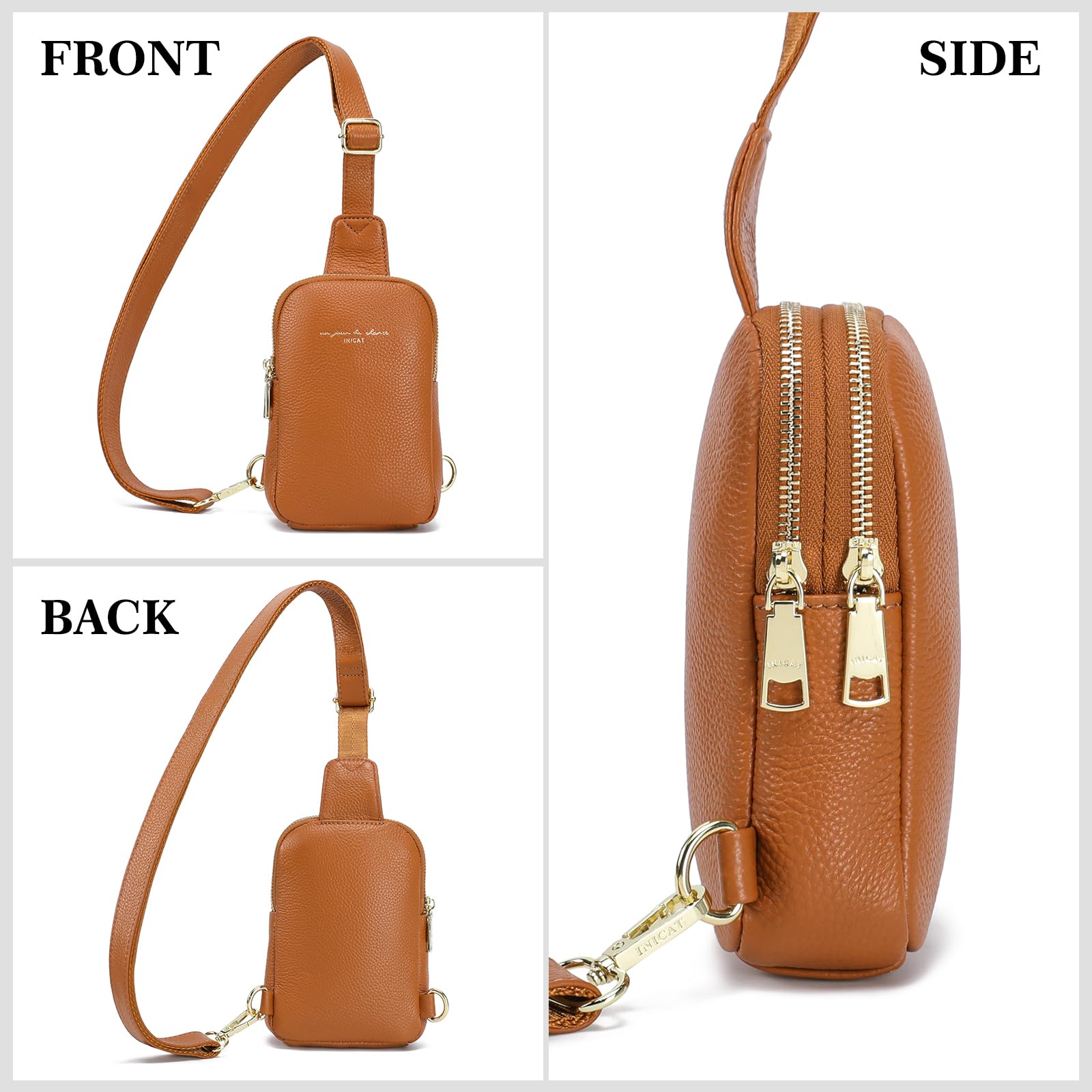 Haytijoe Small Crossbody Sling Bag for Women - Anti-Theft Travel Purse with Adjustable Strap, Lightweight Fanny Pack for Running, Hiking & Daily Use