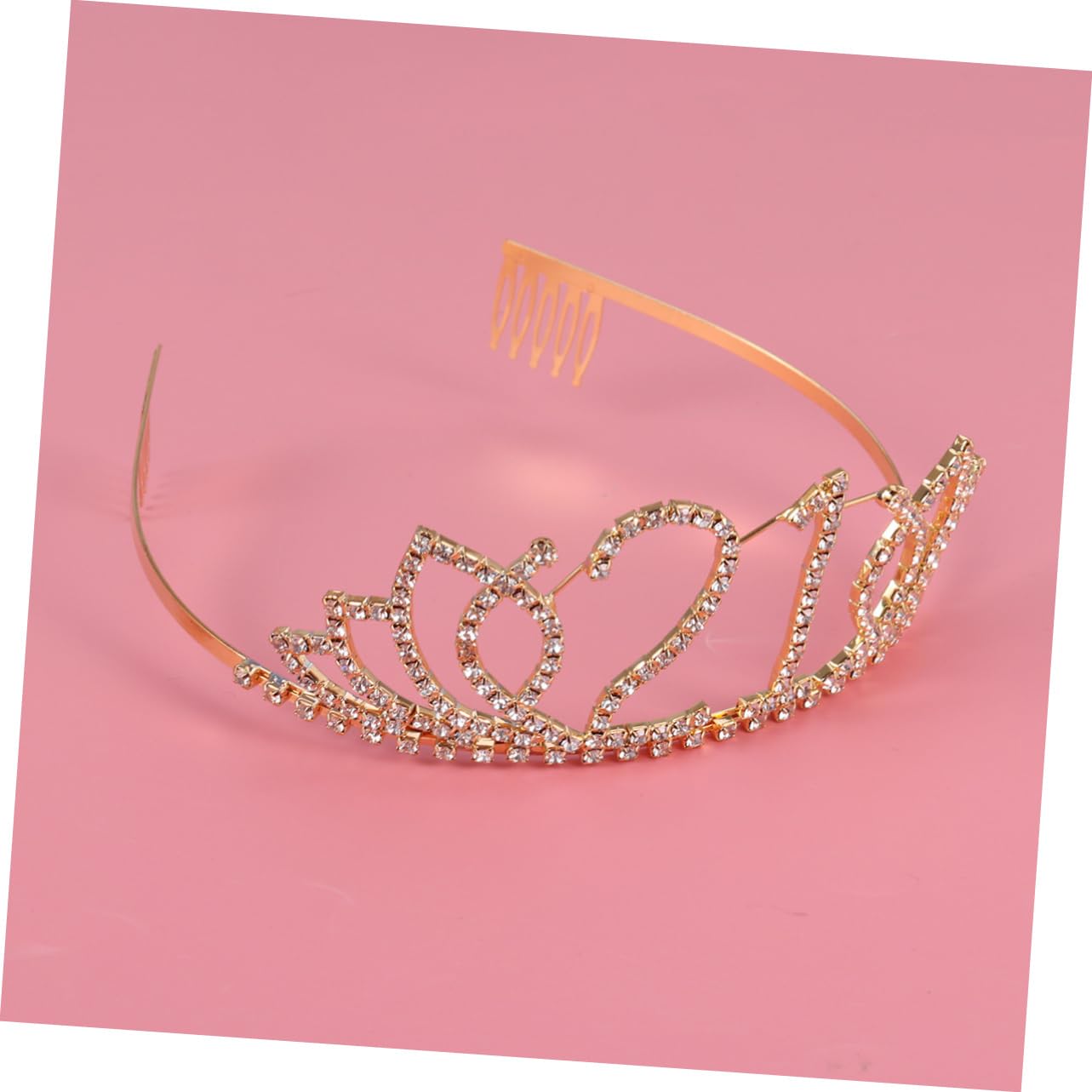Beavorty 2pcs Rhinestone Tiara Crown Set - Elegant Princess Queen Headband for Bridal Wedding, Birthday Party & Special Events (21st Birthday Decorations, Bride Accessories, Child Tiara) | Perfect for Bridal Showers, Birthday Celebrations, Pageants and Photo Shoots