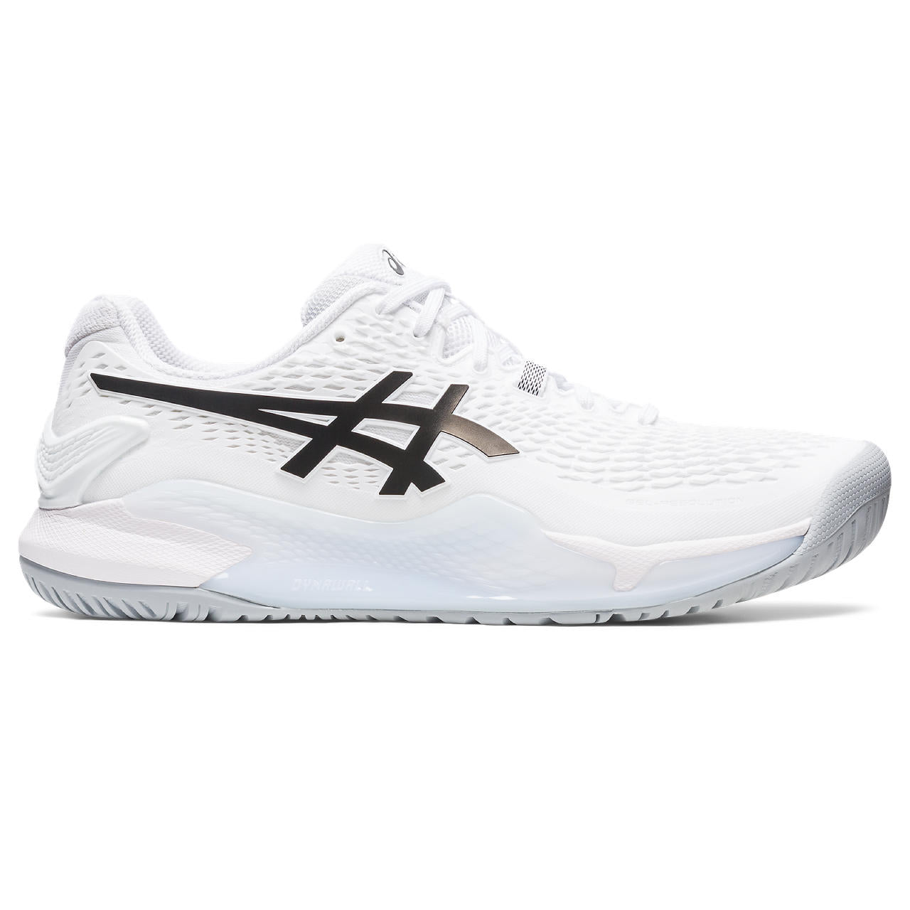 ASICS Gel Resolution 9 Men's Tennis Shoes - White/Black - High-Performance Court Shoes for Competitive Play & Training - Perfect for Hard Courts & Clay Courts