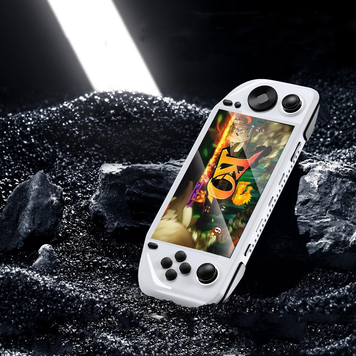 E6 Portable Gaming Console with 5-Inch IPS Screen - Handheld Retro Game Player for Travel, Commuting & Outdoor Entertainment