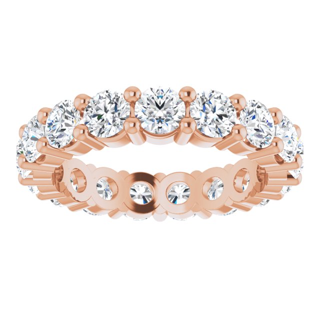 3.57 Carat Round Diamond Eternity Band for Women - Dazzling Wedding Ring, Anniversary Gift & Special Occasion Jewelry (Perfect for Proposals, Engagements and Milestone Celebrations)