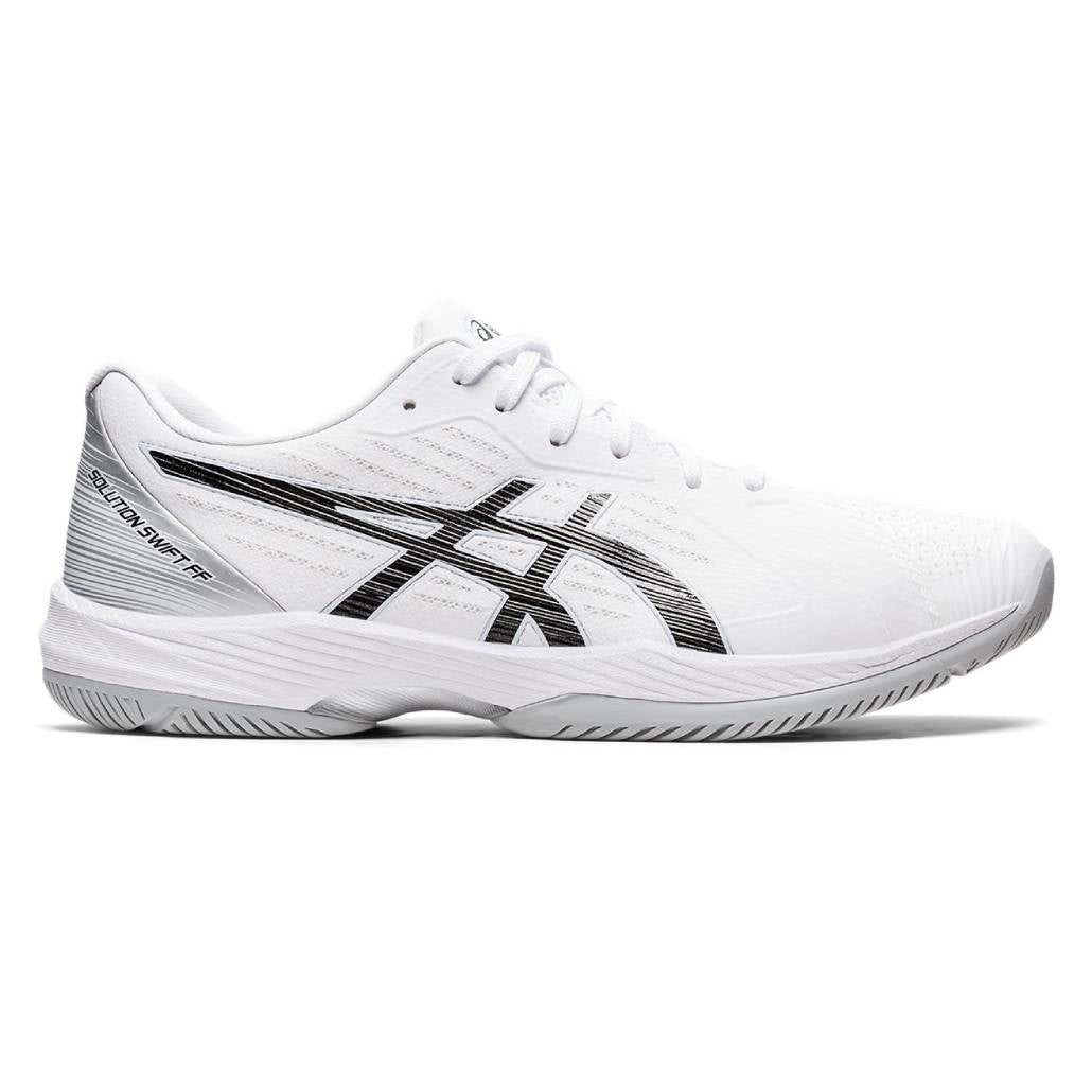 ASICS Solution Swift FF Men's Tennis Shoes - Lightweight Performance Court Shoes for Men (White/Black) - Perfect for Competitive Tennis Matches & Training Sessions