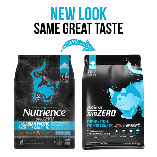 Nutrience SubZero Canadian Pacific High Protein Dry Cat Food - Premium Grain-Free Nutrition for Active Cats - Ideal for Indoor & Outdoor Cats