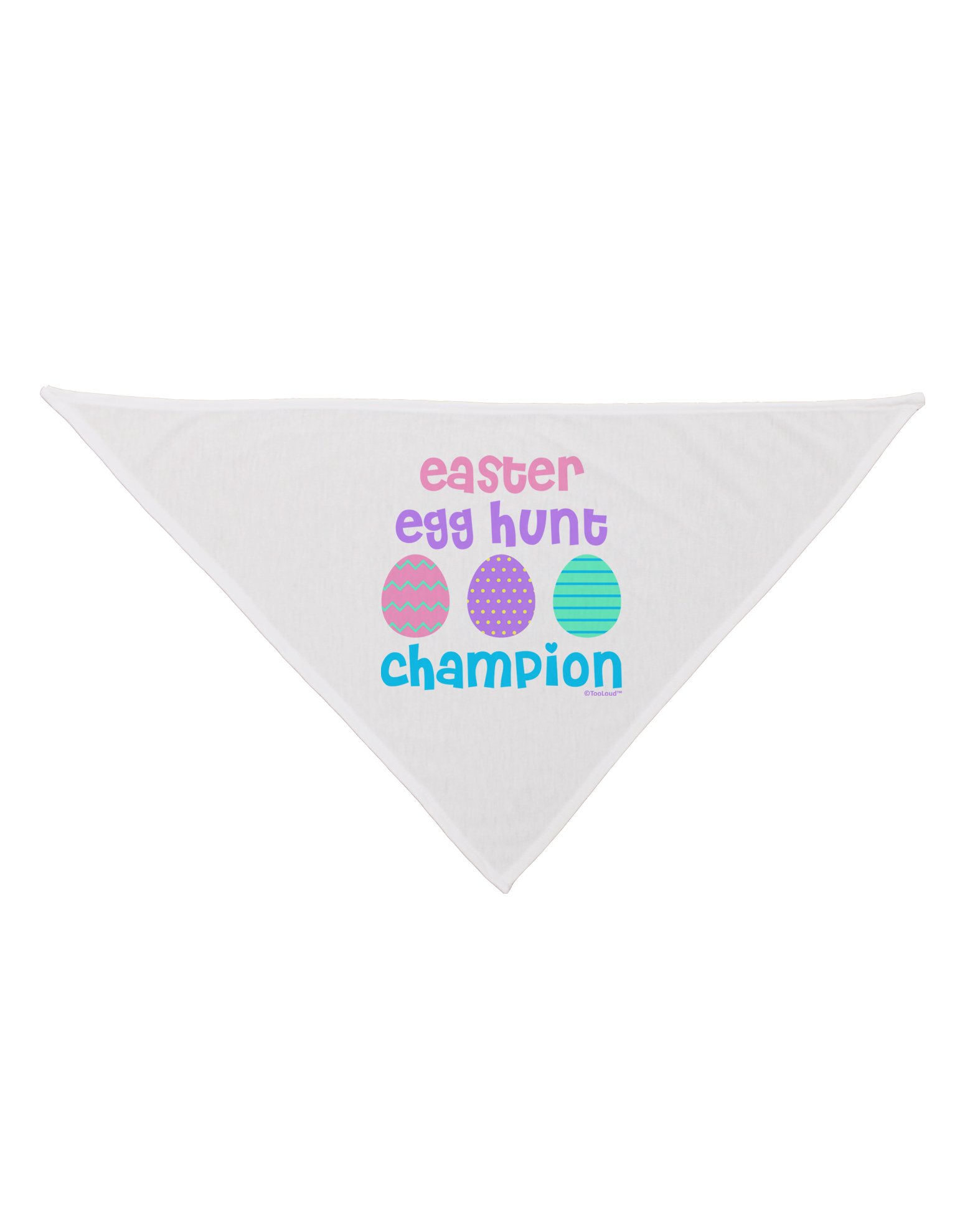 TooLoud Cute Easter Egg Hunt Champion Dog Bandana 26