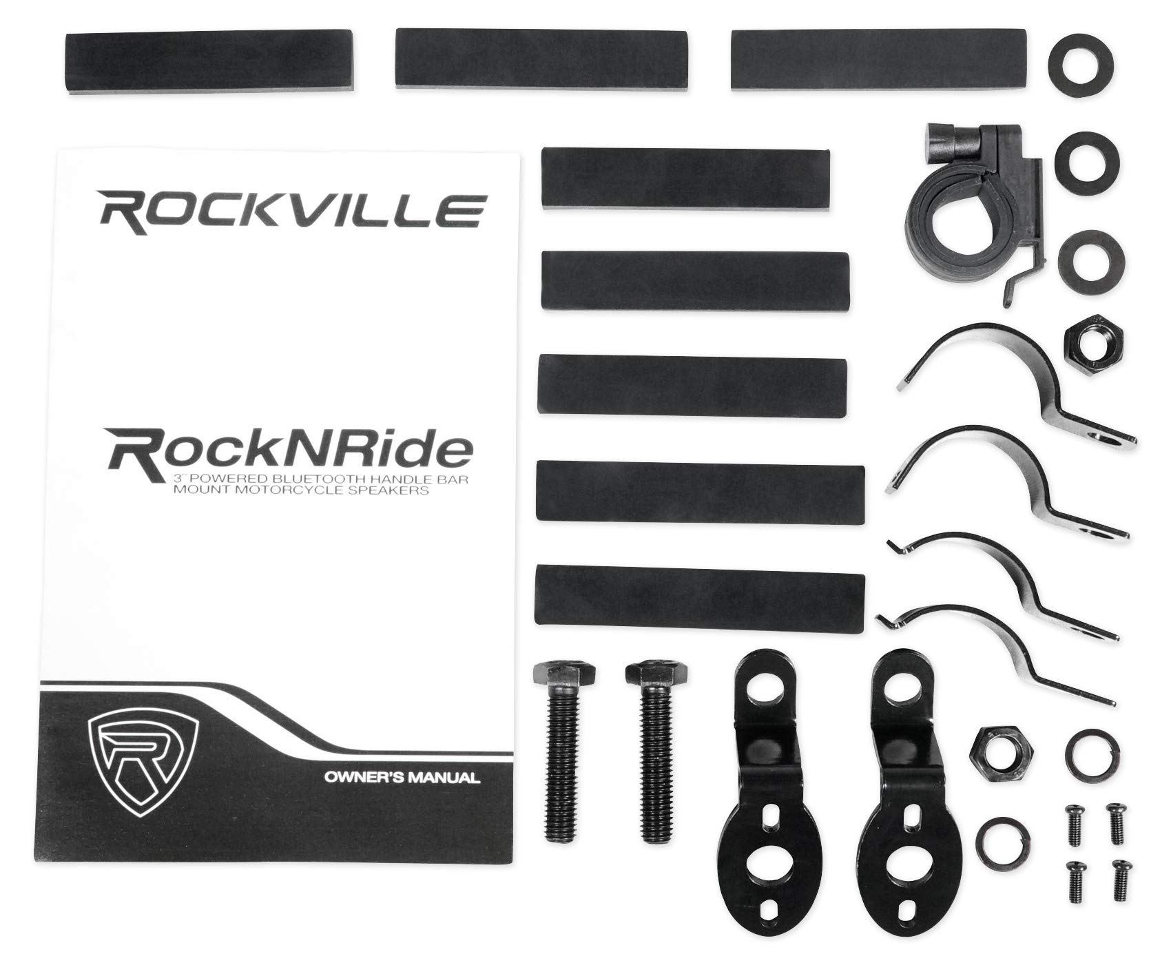 Rockville Bluetooth ATV Audio System with Handlebar Speakers - Compatible with Can-Am Renegade - Waterproof & Durable Off-Road Sound System - Perfect for Trail Riding, Hunting & Outdoor Adventures