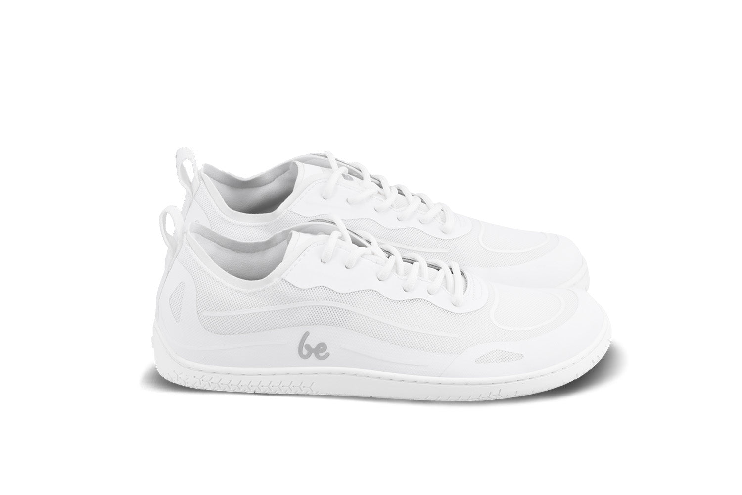 Barefoot Sneakers for Women & Men - Be Lenka Velocity All White | Minimalist Running Shoes for Natural Movement & Gym Workouts