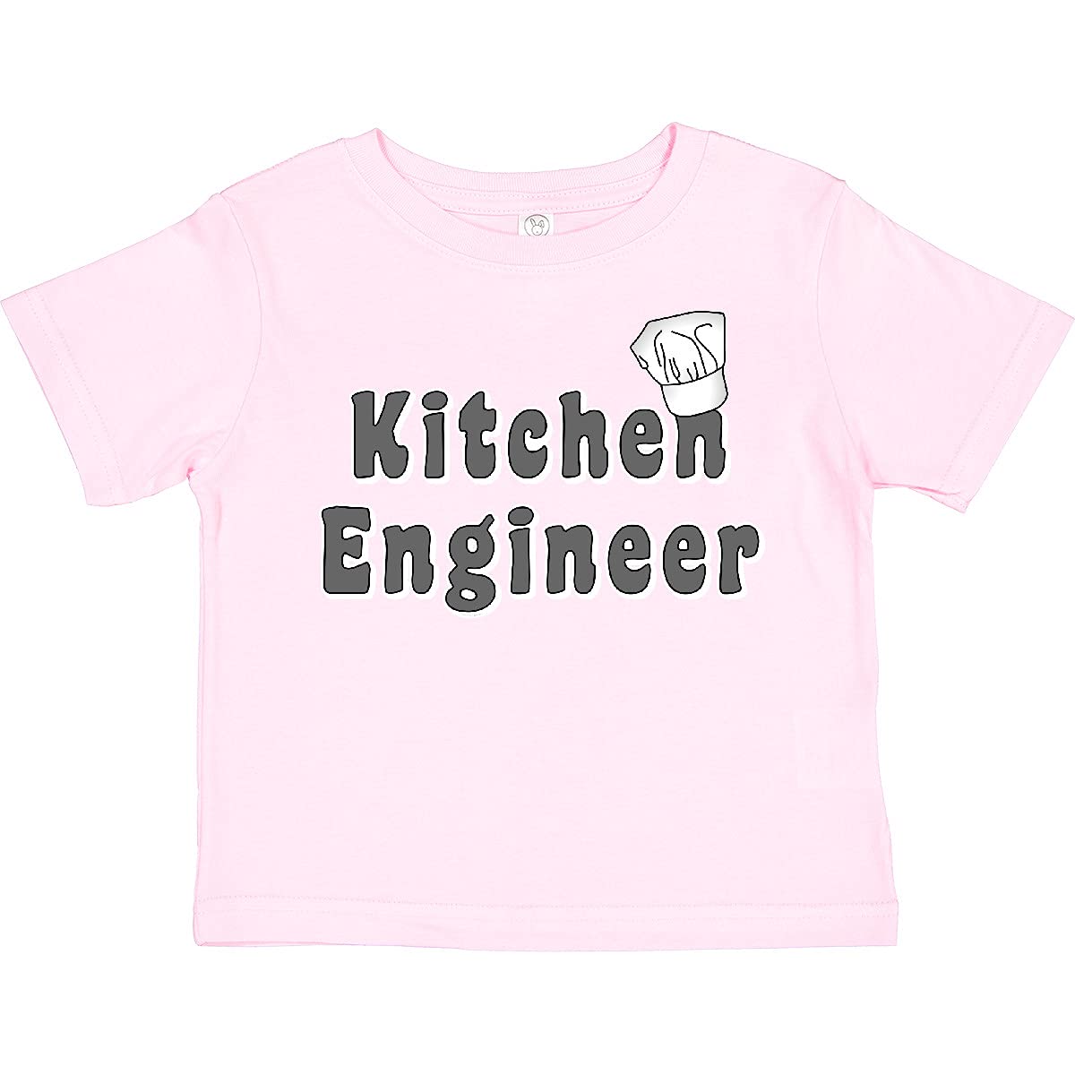 Inktastic Kitchen Engineer Gray Toddler T-Shirt - Cute Science-Themed Outfit for Baby Boys & Girls - Perfect for Playdates, Daycare & Family Photos
