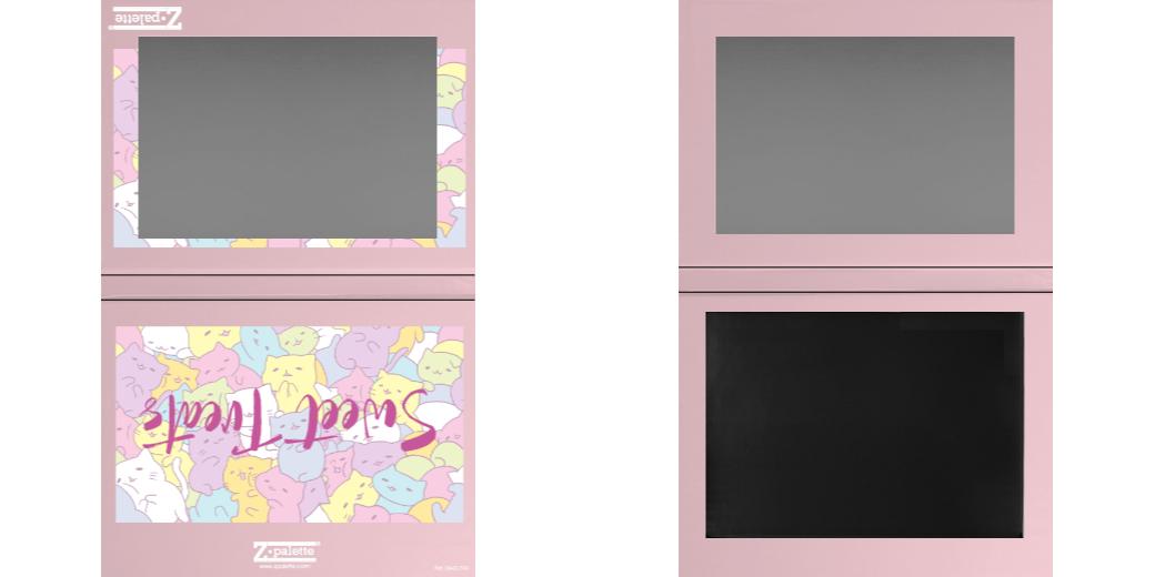 Custom Extra Large Z Palette - Magnetic Makeup Palette for Eyeshadows & Blush - Perfect for Professional Makeup Artists & Travel