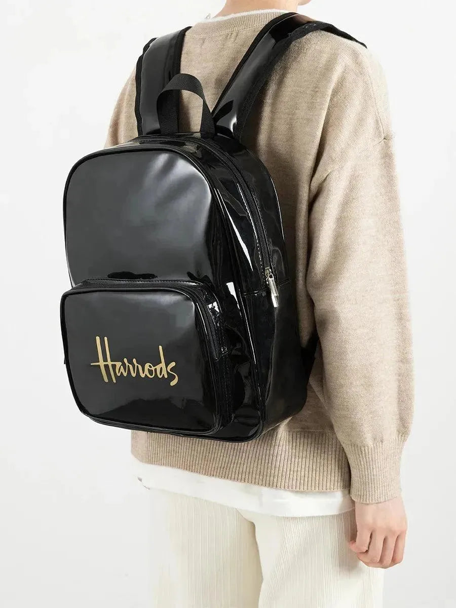 Eco-Friendly PVC Backpack - Lightweight Waterproof School & Travel Backpack for Students & Outdoor Adventures