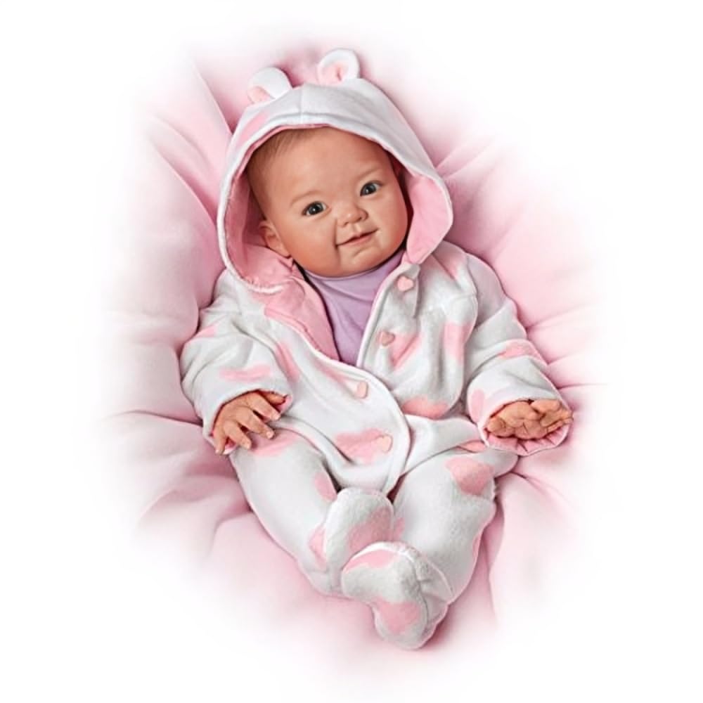Savana Baby Doll - Realistic Handcrafted Portrait Doll by Ashton-Drake Galleries | Perfect for Collectors, Nursery Decor & Gift Giving
