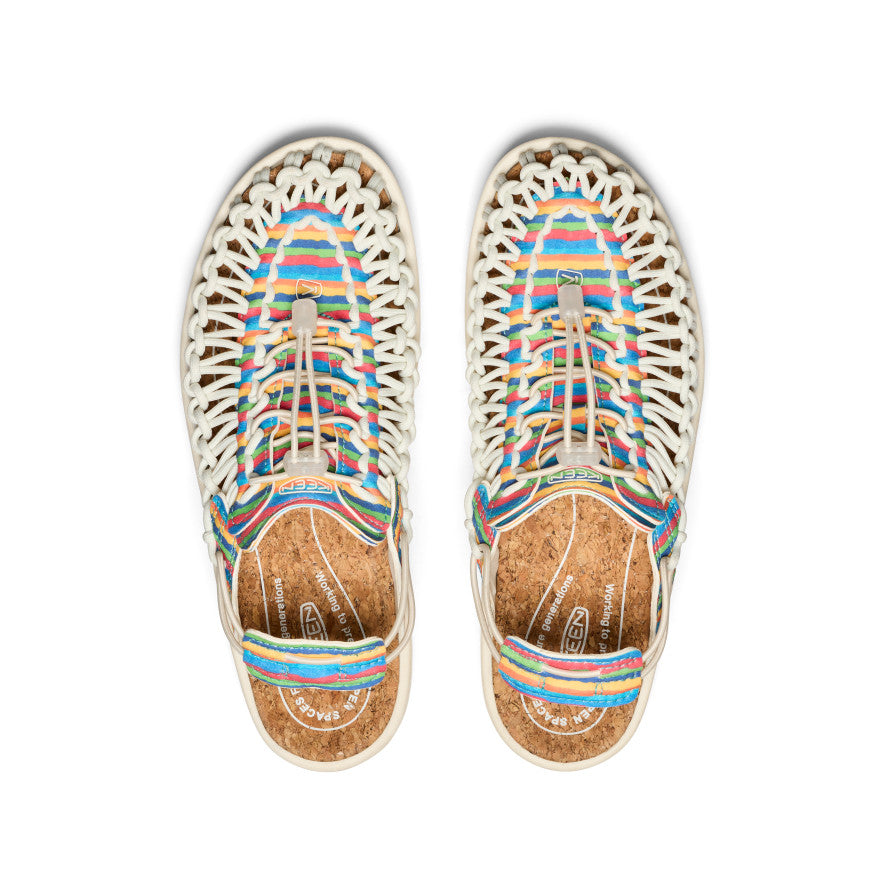 UNEEK II Convertible Sandals for Men & Women - Multi/Birch | Comfortable Outdoor Hiking & Water Shoes for Beach, Travel & Everyday Wear