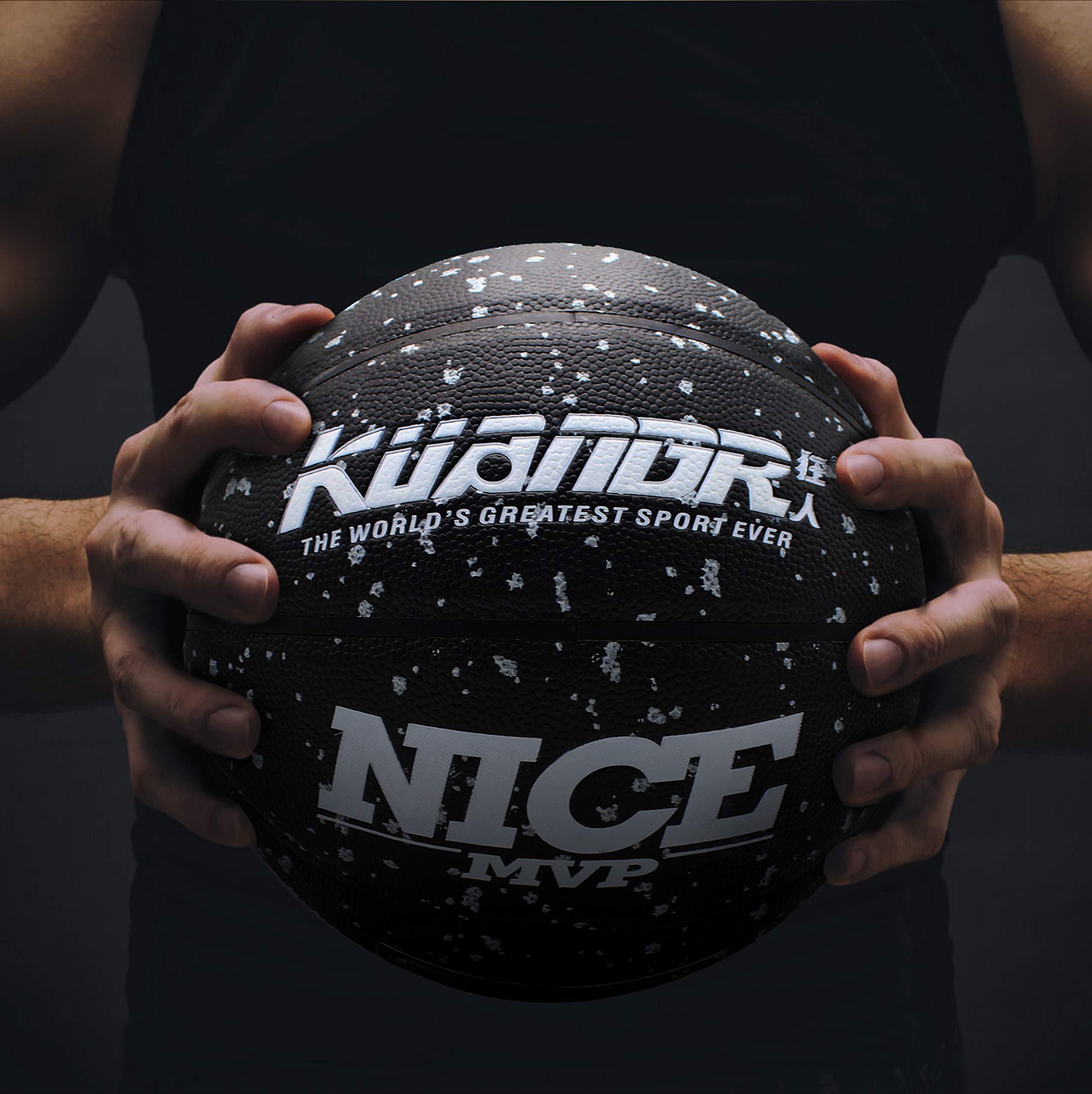 Senston Size 7 Basketball - Official Game Ball for Indoor & Outdoor Play - Premium Rubber Basketball for Adults & Youth - Perfect for Street, Park, and Court Games