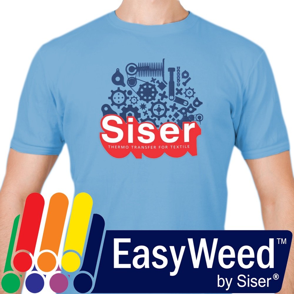 SISER EasyWeed Heat Transfer Vinyl HTV for T-Shirts - 12