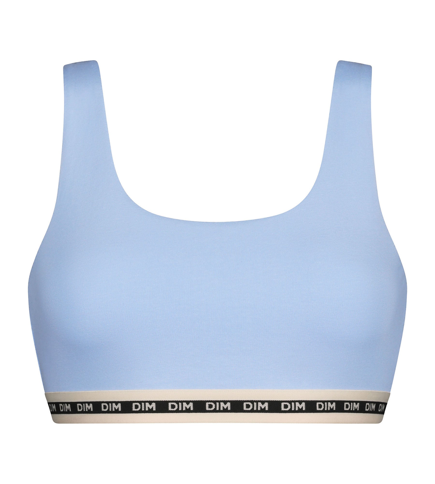 Women's Modal Cotton Bra - Azure Blue - Dim Icons Essentiel - Comfortable Everyday Wear for Work & Leisure