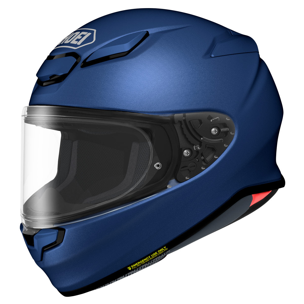 Shoei RF 1400 Full Face Motorcycle Helmet - Matte Blue Metallic Finish - DOT & ECE Certified - Lightweight & Aerodynamic Design - Perfect for Street Riding & Commuting