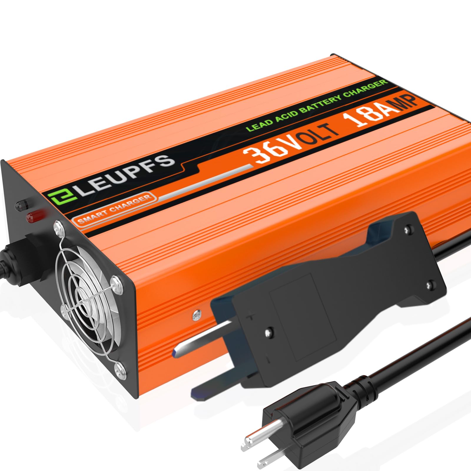 **36V Golf Cart Battery Charger 18 Amp for Club Car & Yamaha Crowfoot - Fast 4-6H Full Charge with Trickle Mode - Compatible with Lead Acid, AGM, Gel Batteries - Replacement for Club Car 36V Charger - Perfect for Golf Carts, Electric Vehicles & Off-Grid Power**