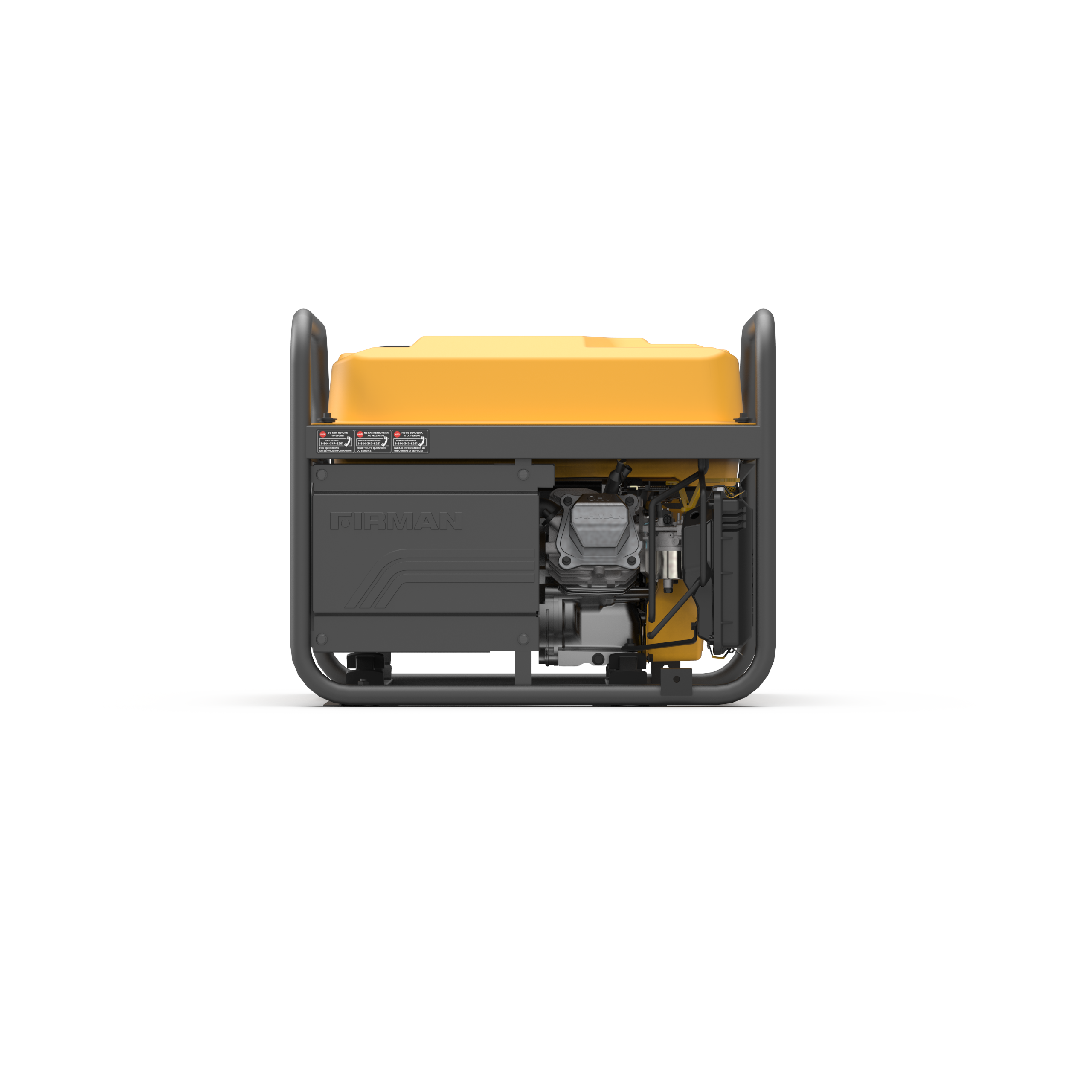 4550W Portable Gas Generator with Recoil Start - 120V Power for Camping, Emergencies & Outdoor Activities