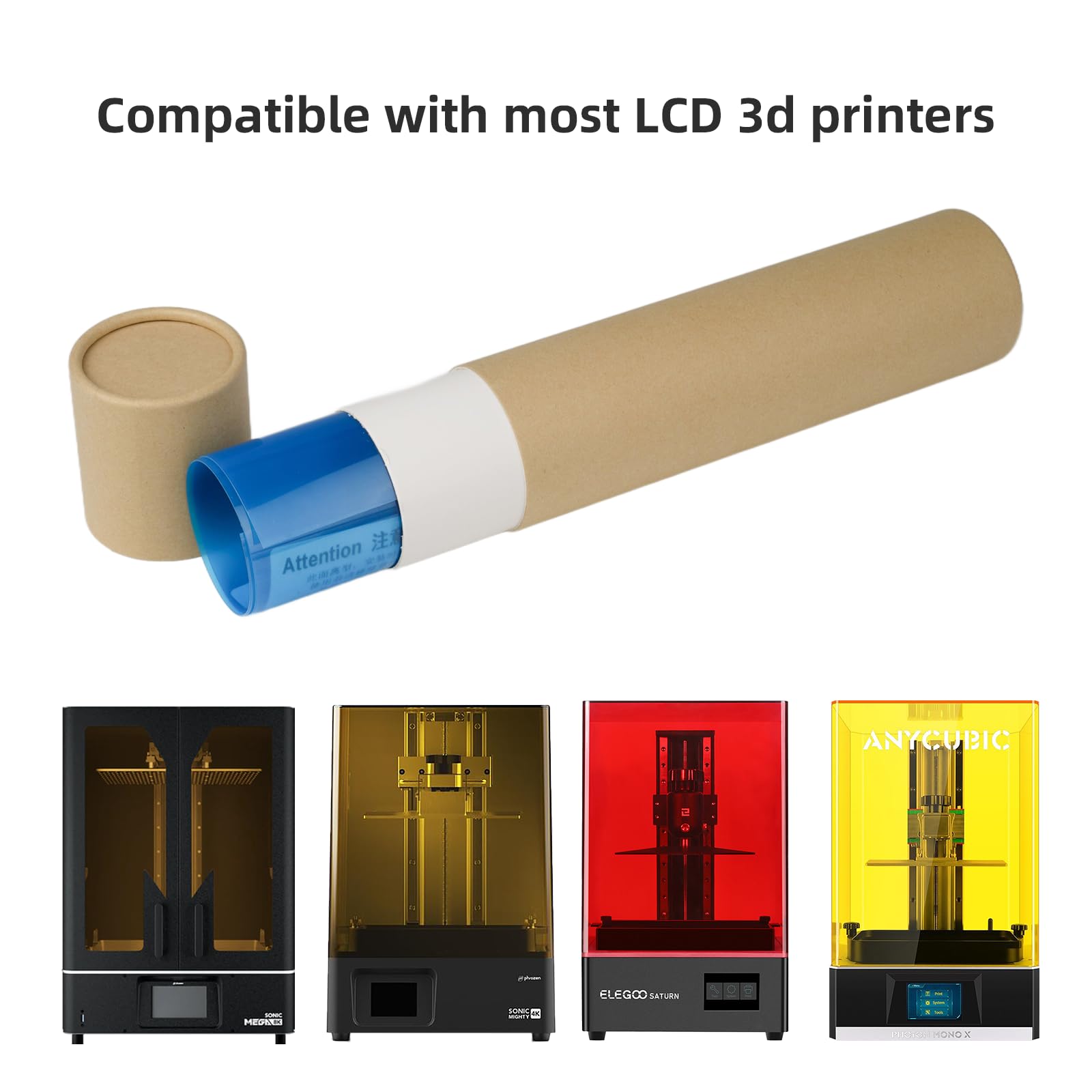 ACF Release Film for 3D Printer 290x210mm - Compatible with Photon Mono X, Saturn 8K, Sonic Mighty 4K - Perfect for LCD 3D Printing