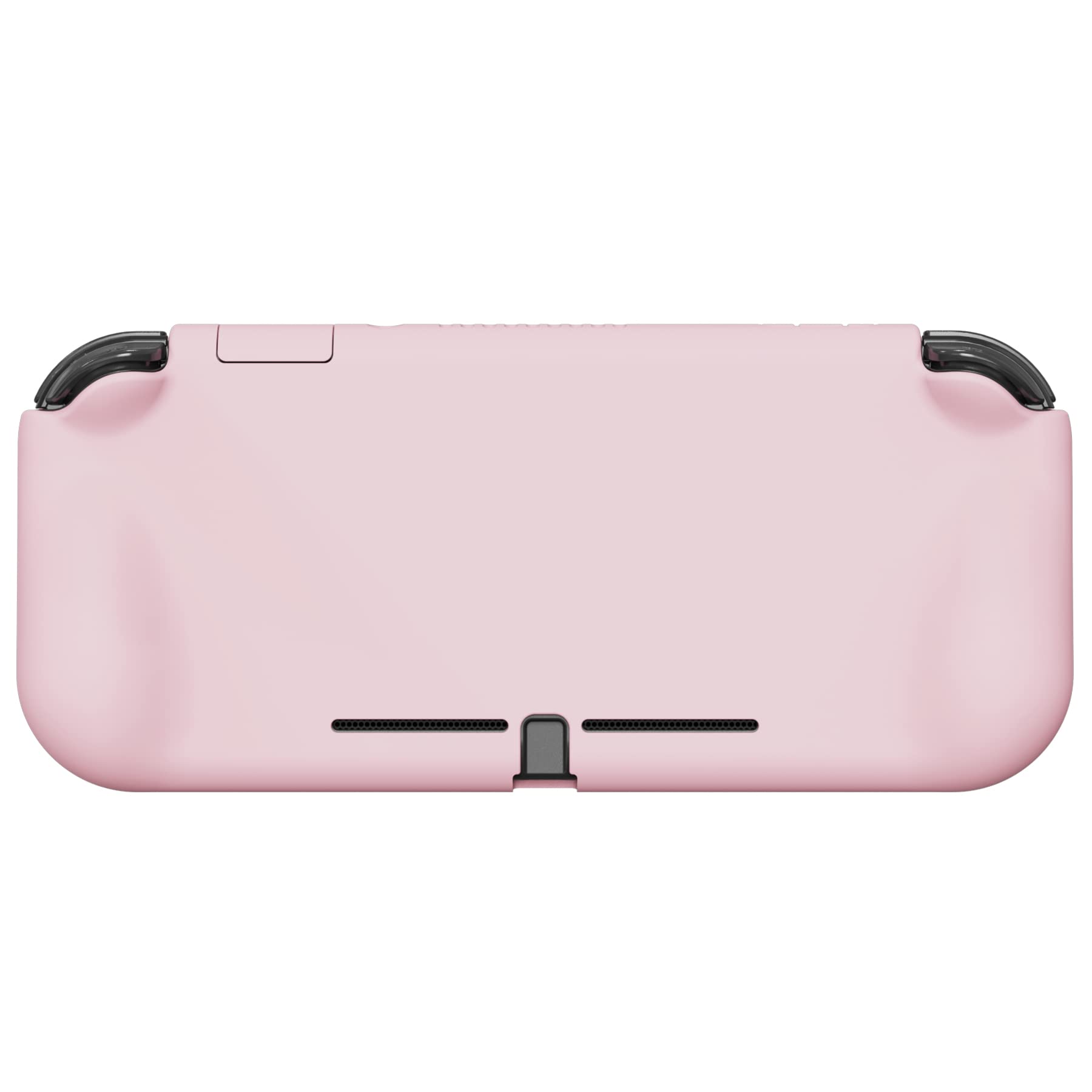PlayVital ZealProtect Ergonomic Grip Hard Protective Case for Nintendo Switch Lite - Durable Shock-Absorbent Anti-Scratch Cover with Screen Protector & Thumb Grip Button Caps (Cherry Blossom Pink) | Perfect for Gaming On-The-Go, Travel Protection & Long Play Sessions