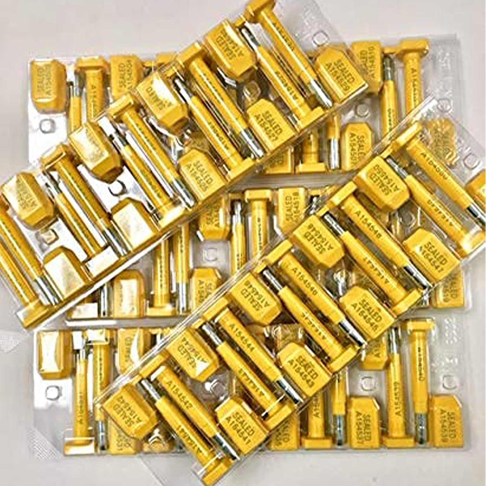 Bolt Seals 250-Pack - High Security Shipping Seals with Progressive Numbering for Trucks, Trailers & Cargo Containers - Tamper Proof, ISO & C-TPAT Certified - Ideal for Logistics, Transportation & Warehouse Security