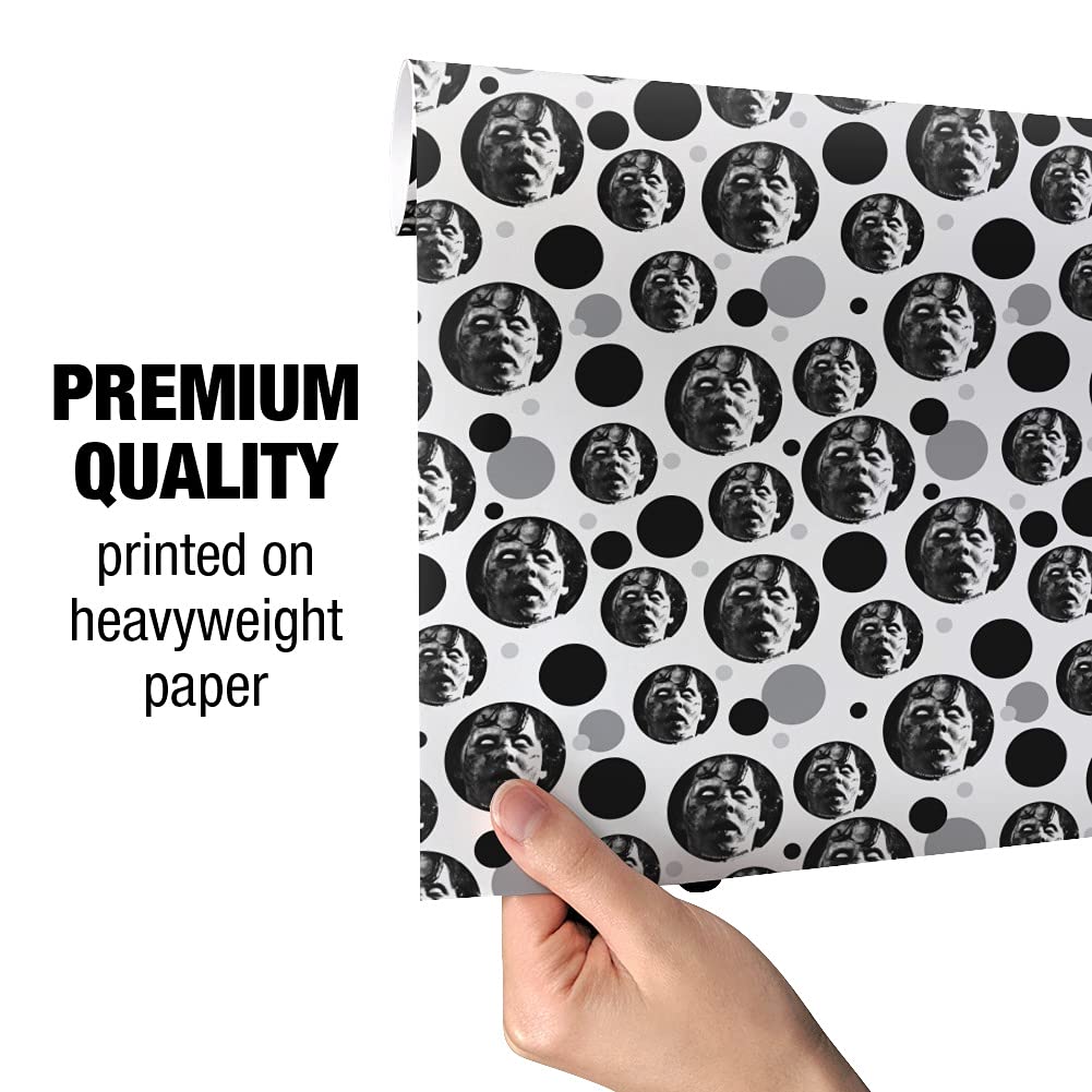 The Exorcist Regan Horror Movie Gift Wrap Paper Roll - Scary Halloween Party Decorations, Birthday Wrapping, Christmas Present Paper