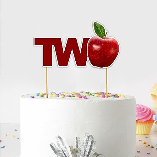 Seyal Apple Two Cake Topper