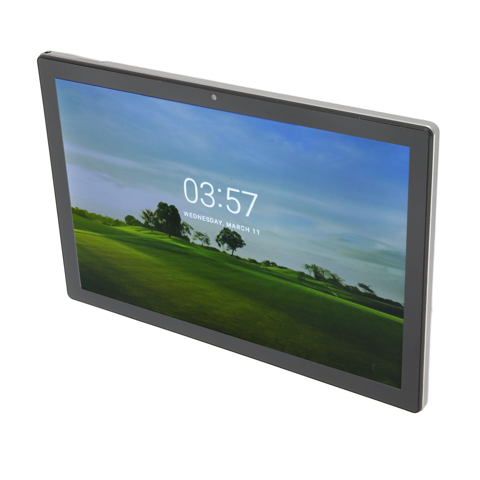 DAUZ 10.1 Inch Tablet PC with 2MP Front Camera, 6GB RAM & 64GB ROM - Silver | Portable Android Tablet for Work, Study & Entertainment