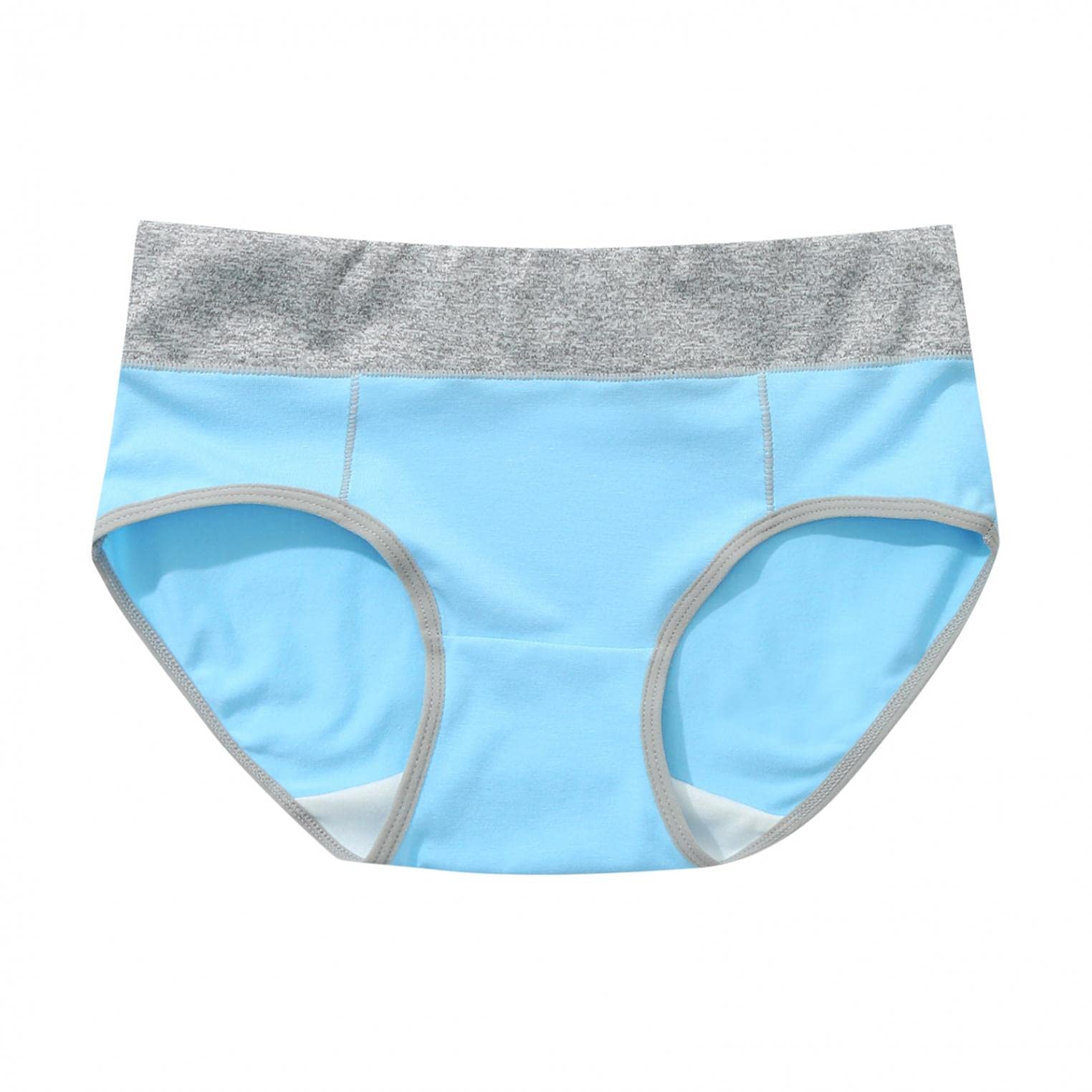 5 Pack Women's High Waisted Cotton Underwear - Full Coverage Seamless Bikini Panties Multipack - Soft Breathable Everyday Wear for Work, Yoga & Lounge