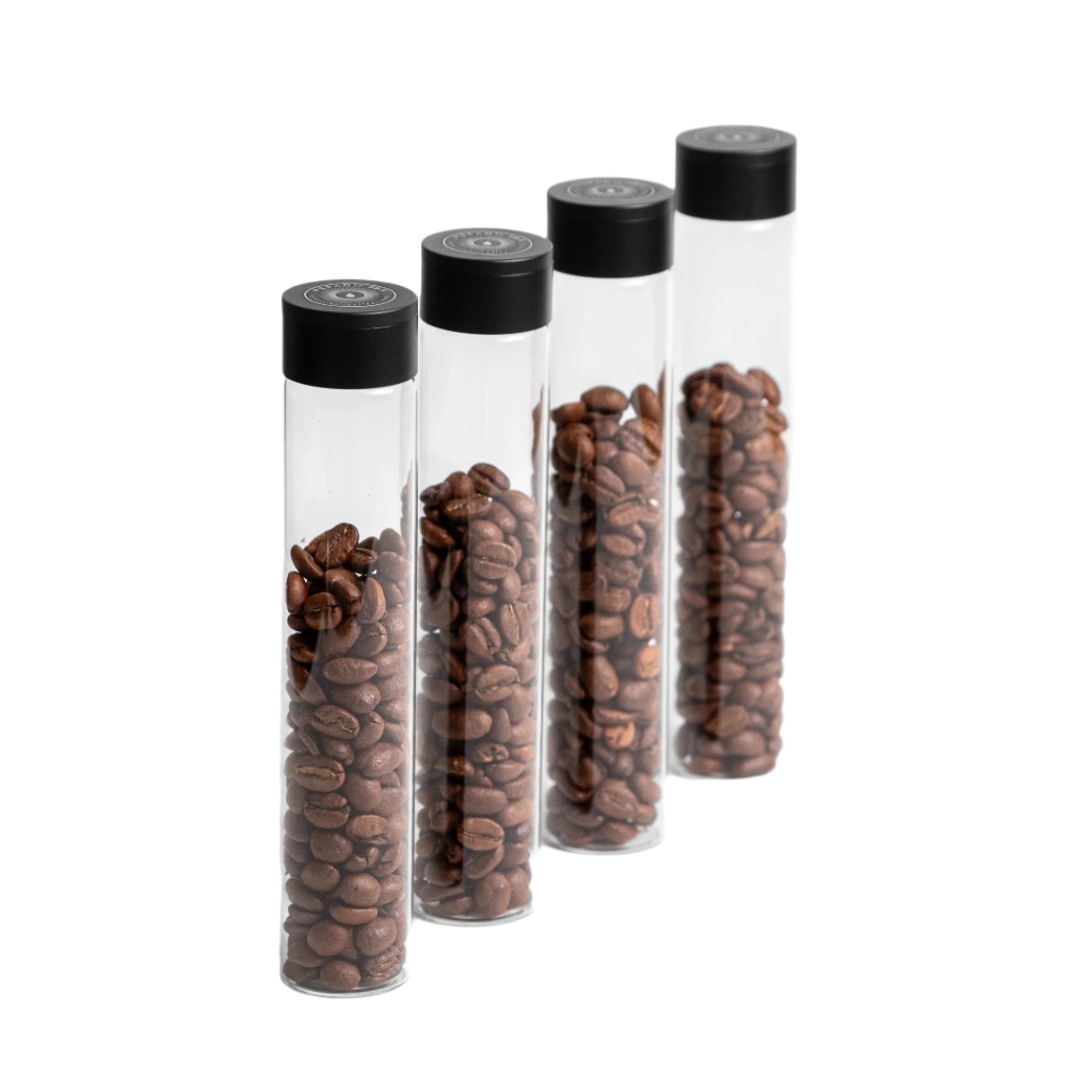 Pesado Single Dose Bean Cellar (4 Pack) - Premium Coffee Bean Storage Containers for Espresso Enthusiasts | Perfect for Home Baristas & Coffee Shops