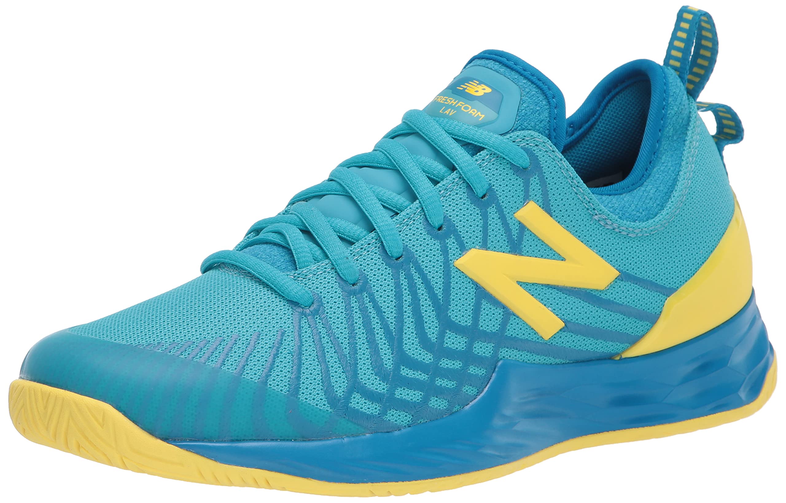 New Balance Men's Fresh Foam Lav V1 Hard Court Tennis Shoes - Lightweight Cushioned Sneakers for Tennis & Casual Wear | Perfect for Court Play & Everyday Comfort