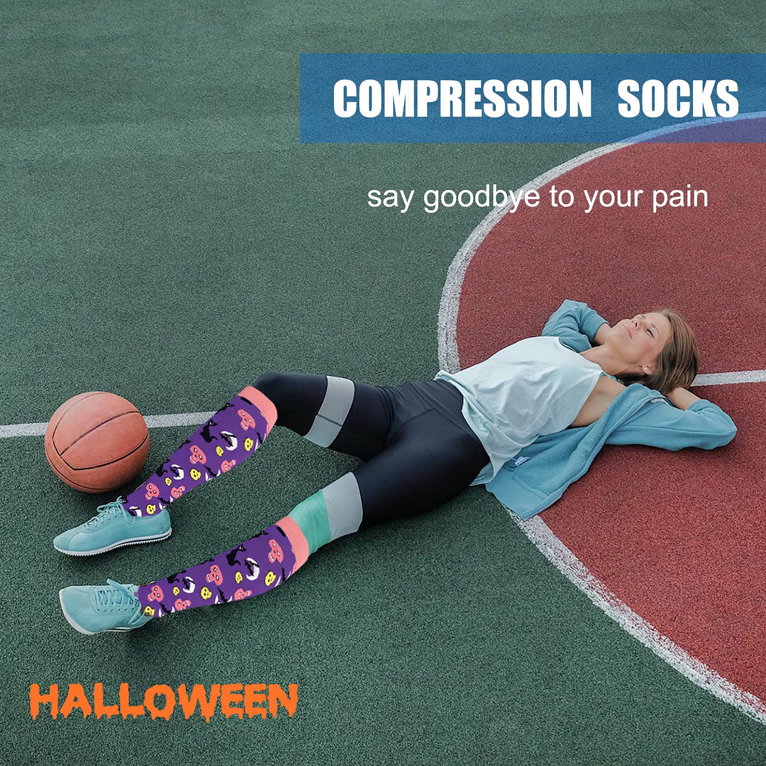 Aoliks Medical Compression Socks for Women & Men - Knee High Support Socks for Running, Nurses, Travel & Circulation - Perfect for Athletic Performance, Long Work Shifts & Airplane Flights