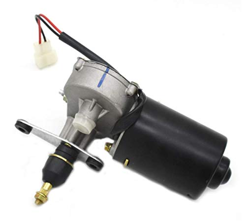 12V Universal UTV Windshield Wiper Kit with Washer Pump - Fits Polaris Ranger, Can-Am, Honda Pioneer, Golf Carts & Tractors - All-Weather Protection for Off-Road Vehicles, Farm Equipment & Utility Vehicles