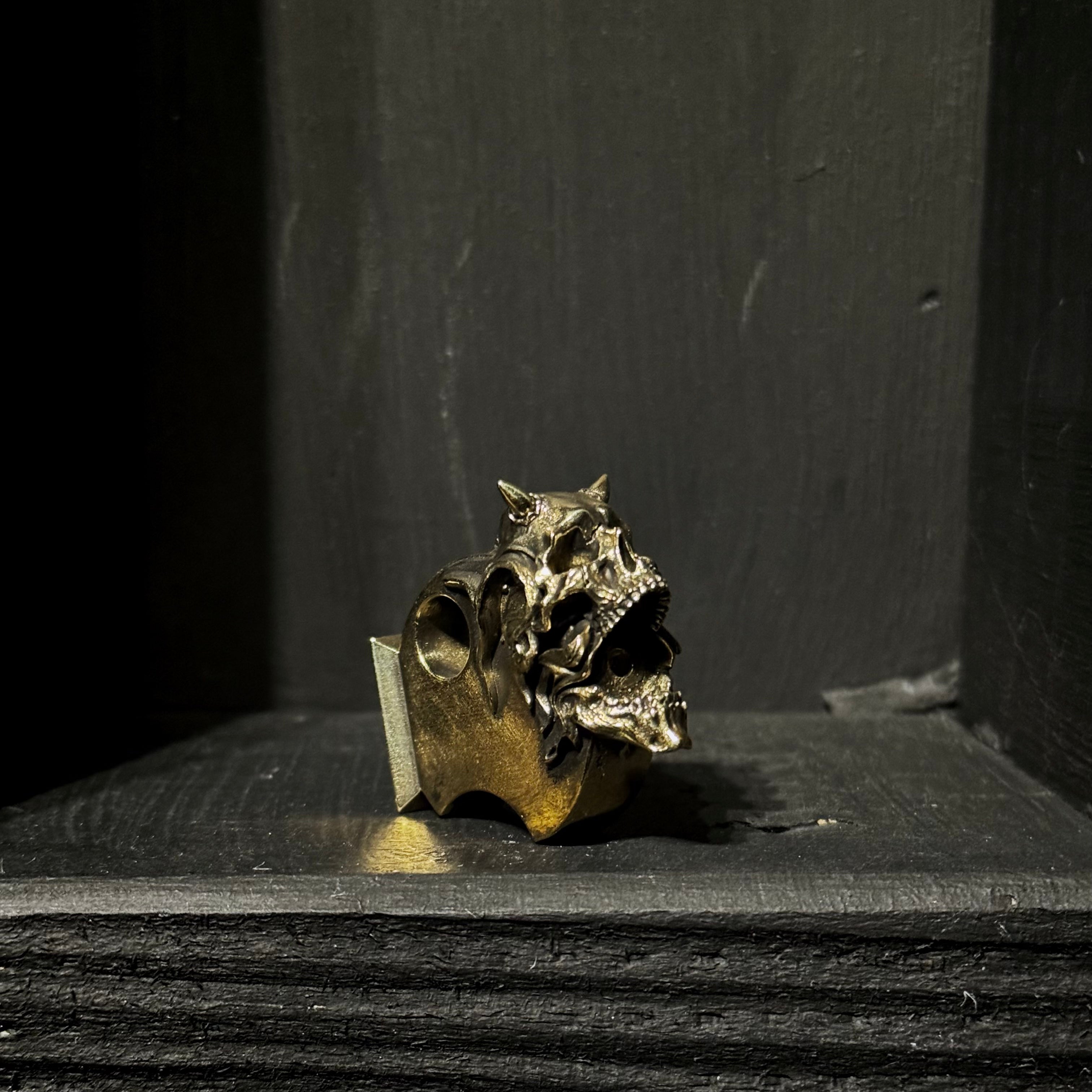 EMERGE Skull Incense Holder - Gothic Home Decor for Meditation, Yoga & Aromatherapy | Unique Resin Burner for Essential Oils & Incense Sticks | Perfect for Halloween, Altars & Spiritual Spaces
