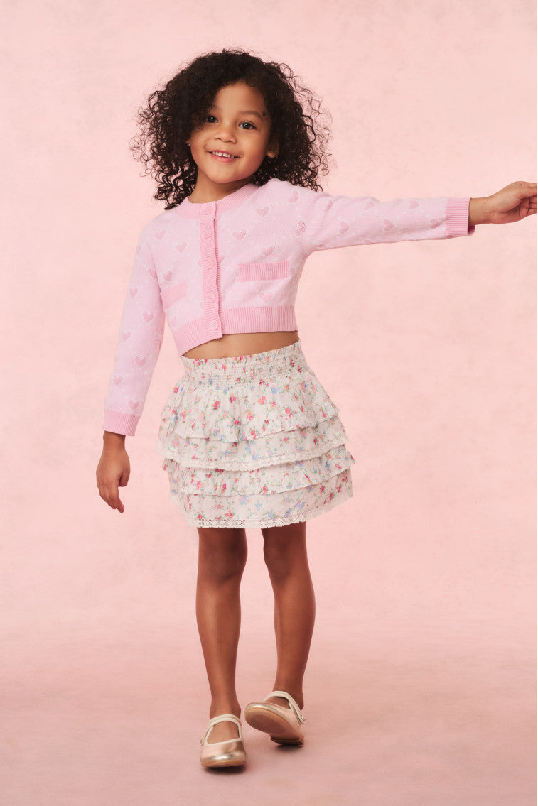 Billie Cotton Floral Skirt for Girls | Cute Summer Dress for Kids | Perfect for School, Parties & Outdoor Play