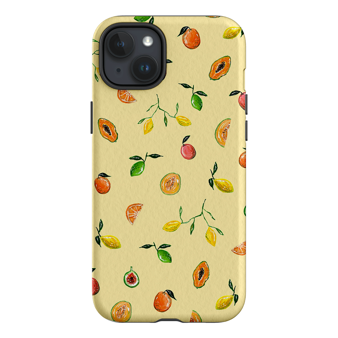 Golden Fruit iPhone Case - Cute & Durable Phone Cover for iPhone 13/14/15 Pro Max - Perfect for Summer, Vacation & Everyday Use