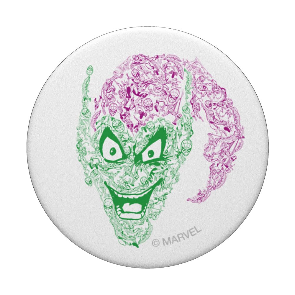 Marvel Spider-Man Green Goblin Norman Osborn PopGrip - Swappable Phone Grip & Stand for iPhone, Samsung, and More - Perfect for Gaming, Watching Videos, and Taking Selfies
