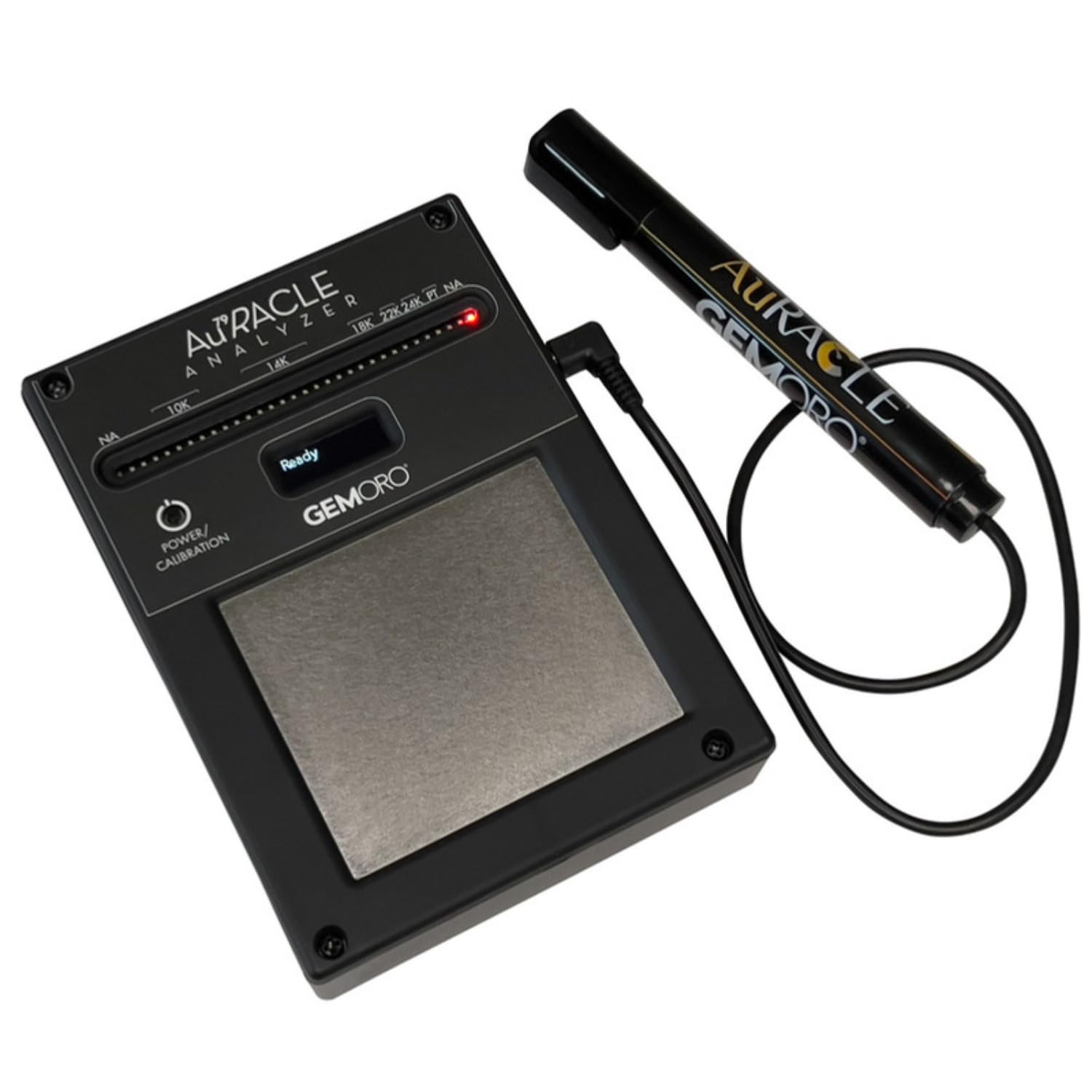 GemOro Auracle Analyzer - Accurate Portable Electronic Gold & Platinum Tester | Professional Karat Testing Tool for Jewelry, Coins & Bullion | Fast Reliable Results for Pawn Shops, Jewelers & Collectors