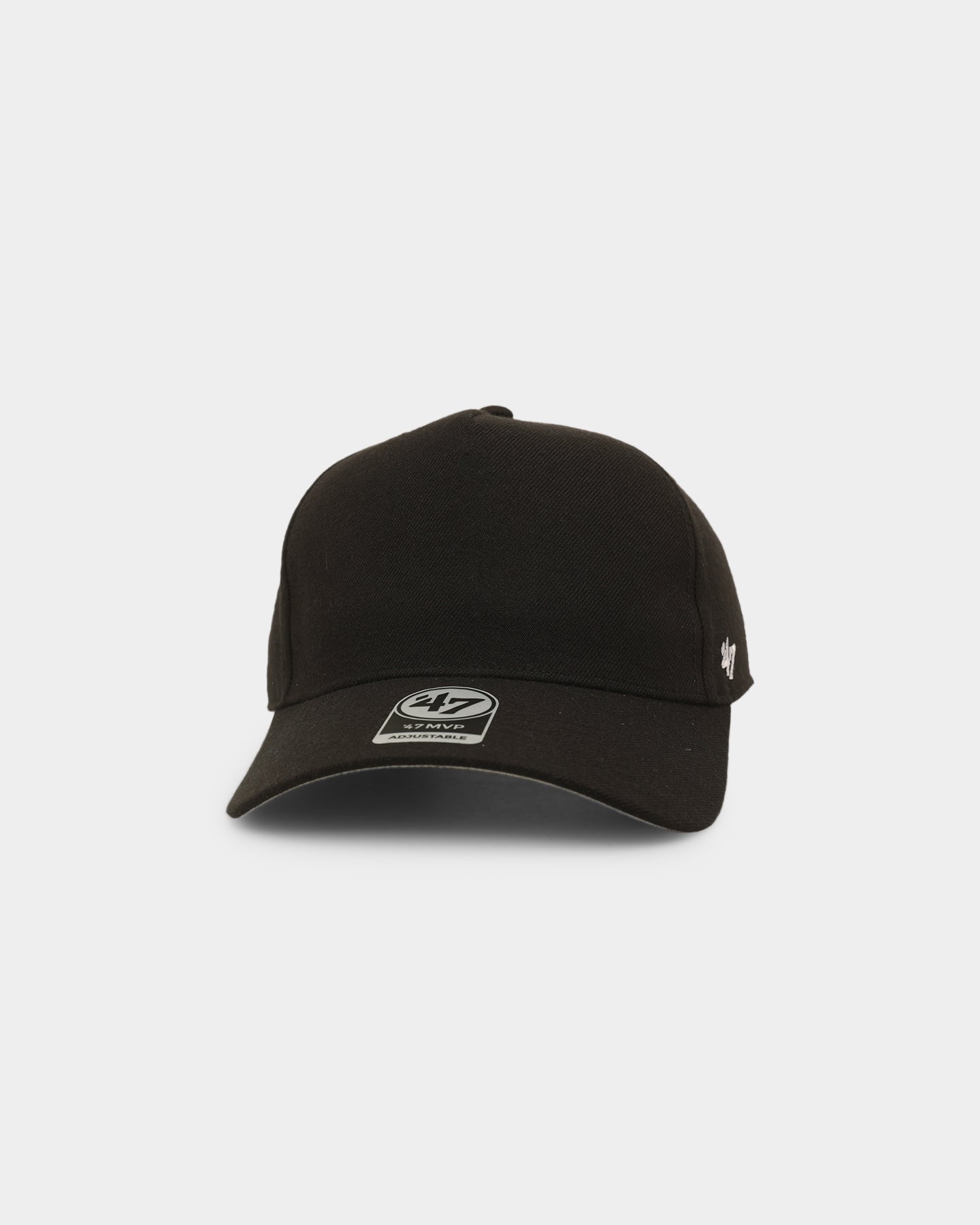 47 Brand MVP DT Snapback Hat - Adjustable Black Baseball Cap for Men & Women - Perfect for Sports, Casual Wear & Outdoor Activities