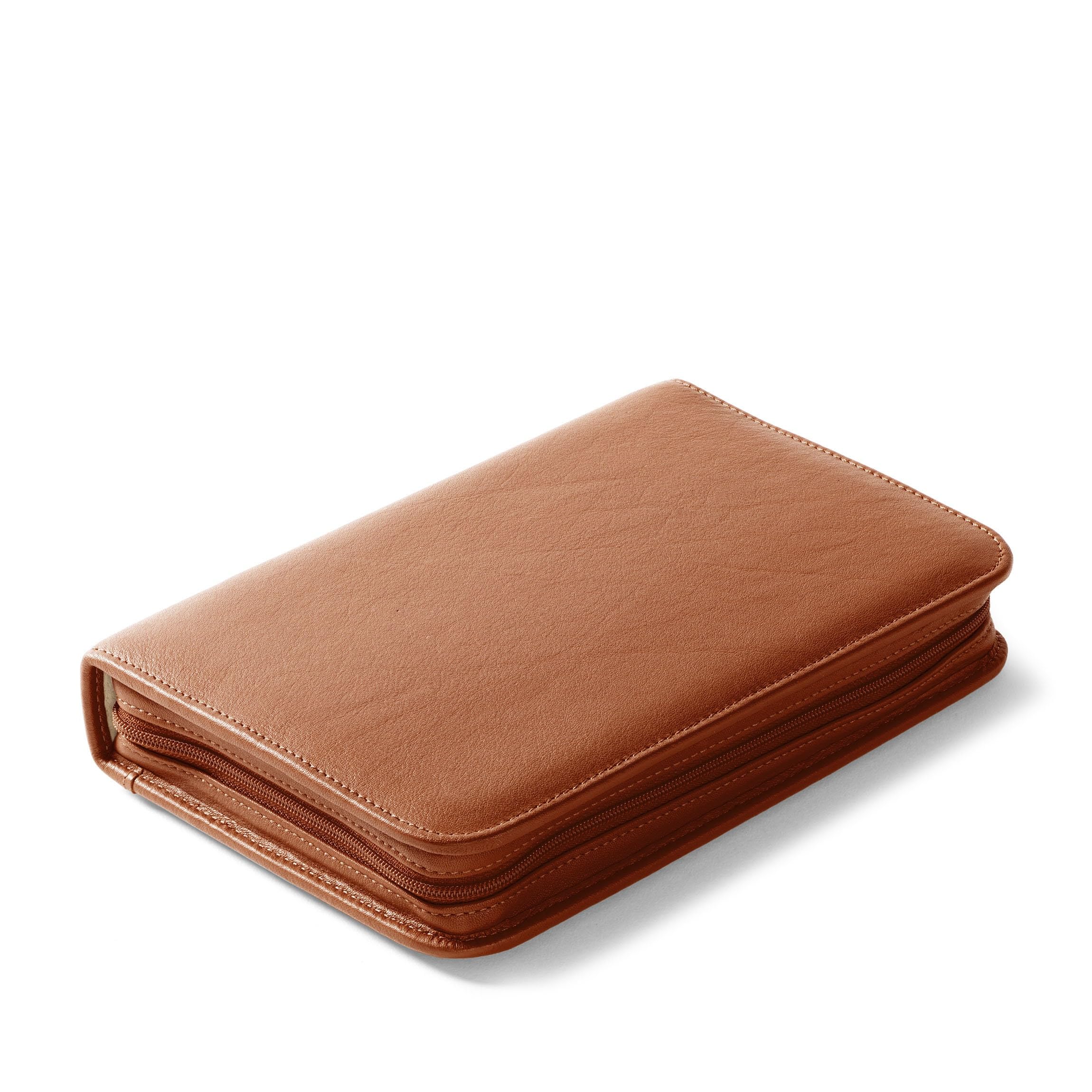 Leatherology Cognac Large Jewelry Case - Spacious Travel Jewelry Organizer with Multiple Compartments | Perfect for Necklaces, Rings & Earrings Storage | Great for Travel, Home & Gift Giving