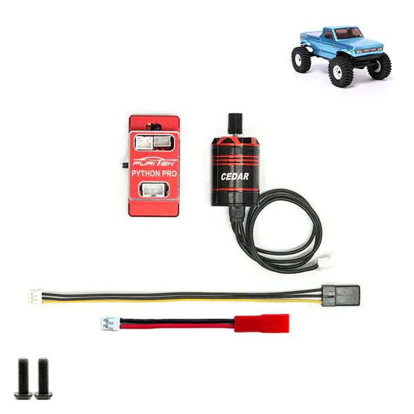 FURITEK Torpedo BRUSHLESS Power System for REDCAT Ascent 18 & Python Pro - ESC & Cedar Motor Combo for RC Cars & Rock Crawlers | High Performance RC Electronics | Perfect for Off-Road Crawling & Trail Adventures (FUR-2531)