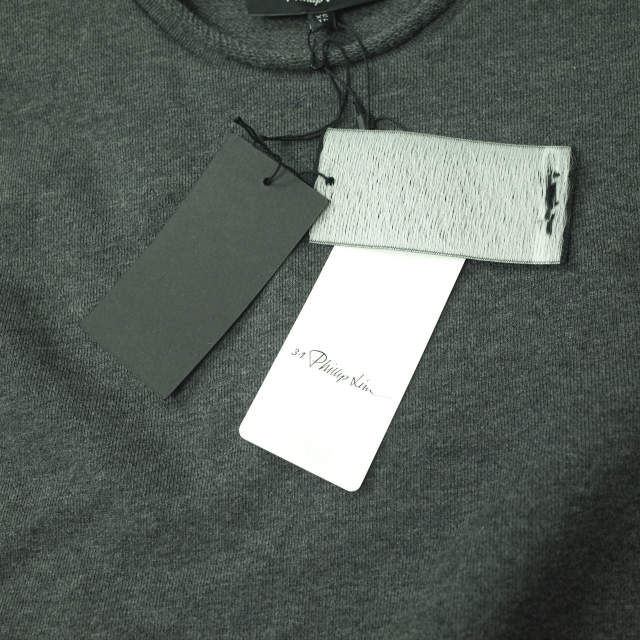 3.1 Phillip Lim Women's Zip-Up Crewneck Sweatshirt | Casual Pullover Hoodie | XS Size | Perfect for Streetwear & Lounge Wear