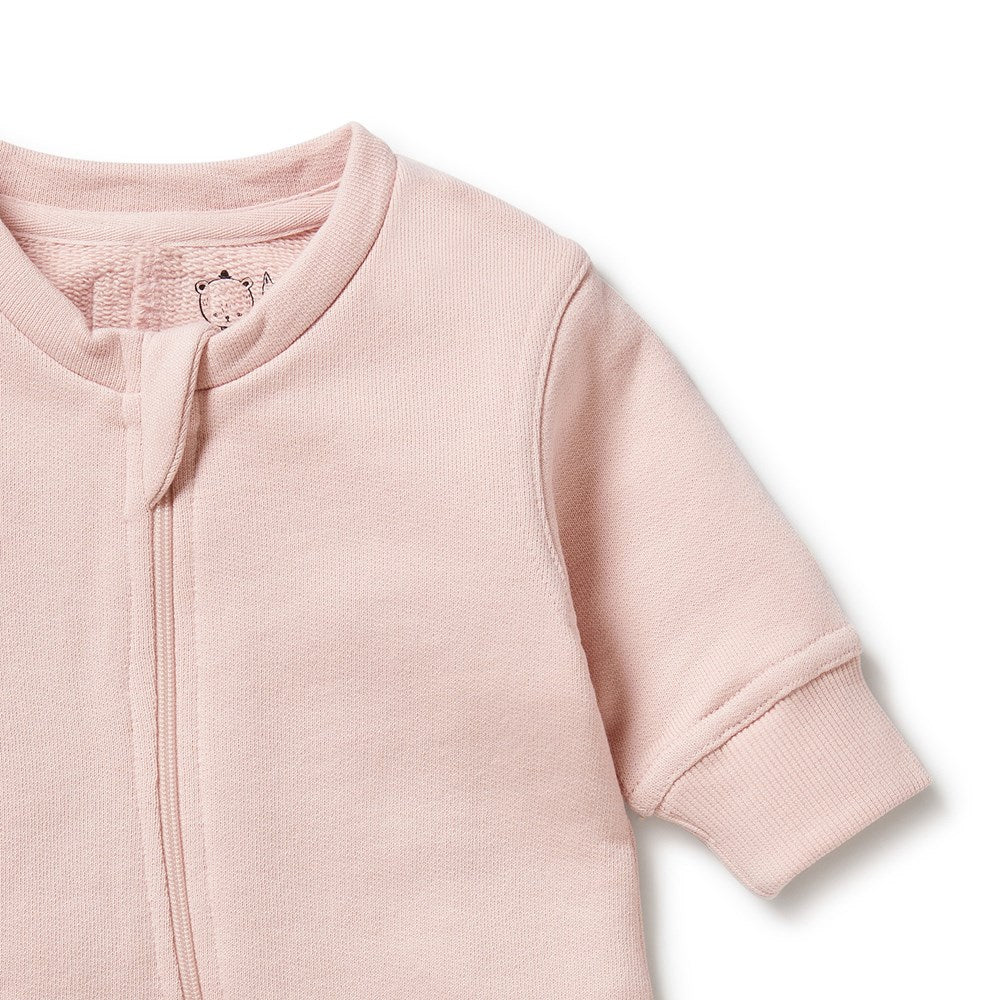 Organic Cotton Baby Rose Terry Growsuit - Soft & Comfortable One-Piece for Newborns & Infants - Perfect for Playtime, Naptime & Everyday Wear
