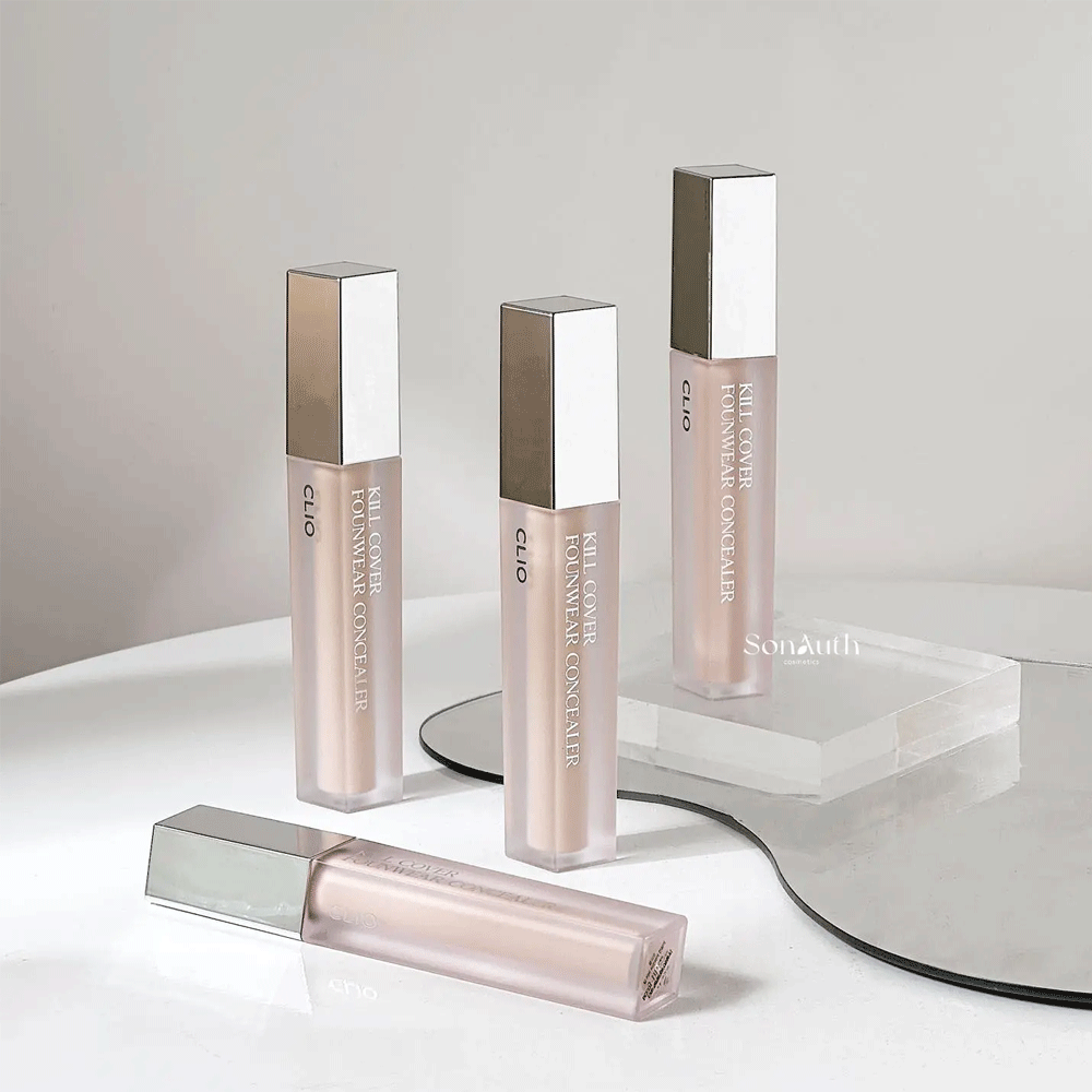 CLIO Kill Cover Foundation Concealer 6g - 4 Shades for Flawless Skin | Perfect for Daily Makeup & Blemish Coverage