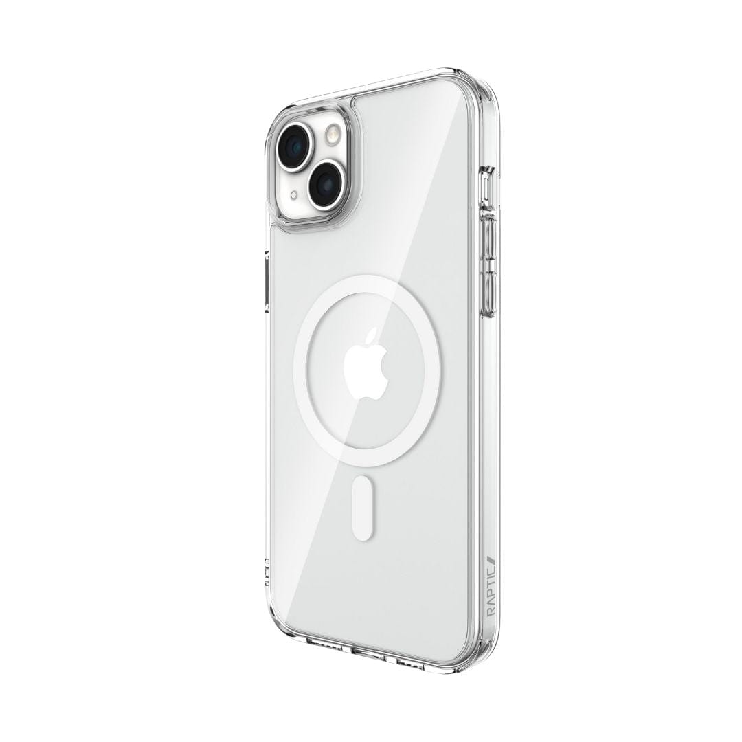 Raptic Crystal Clear MagSafe Case for iPhone 15/15 Pro/15 Pro Max - Slim Protective Cover with Magnetic Alignment (Perfect for Work, Travel & Everyday Use)