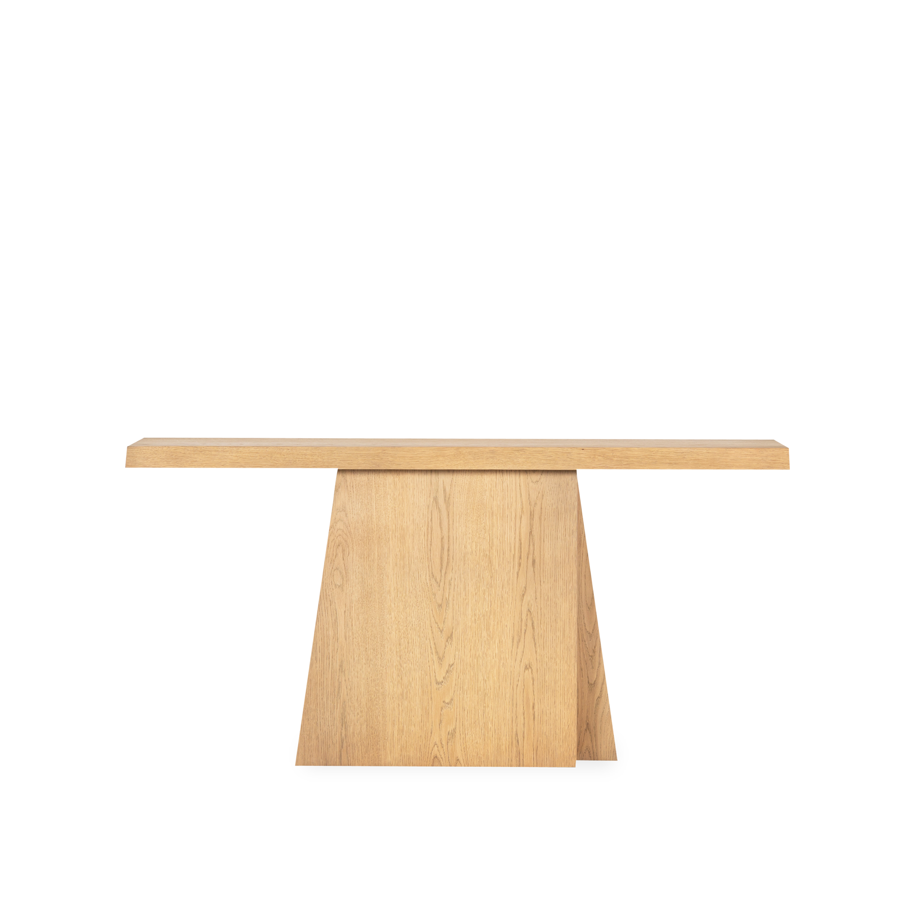 Modern Oblique Console Table - Entryway Sofa Table with Storage Shelf, Farmhouse & Mid-Century Style - Perfect for Hallway, Living Room & Bedroom Decor