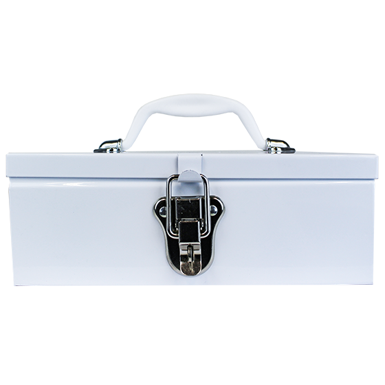 Medium Metal First Aid Kit - Compact & Durable Emergency Medical Box for Home, Car, Camping & Outdoor Safety