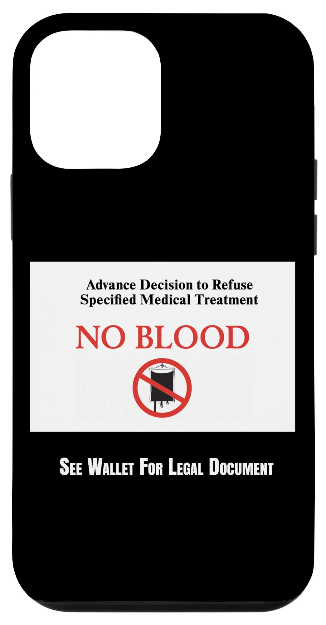 iPhone 12 Mini Case - JW Org Jehovah's Witnesses Gift - No Blood Design for Religious Protection