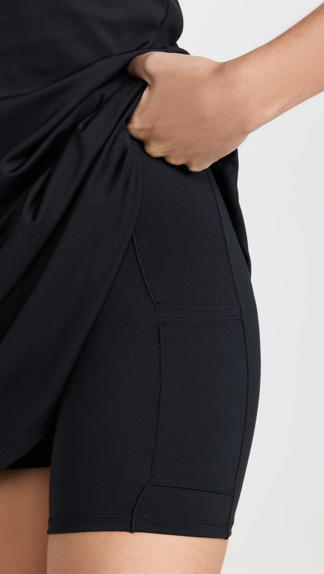 Madewell MWL Flex Fitness Dress for Women - True Black Size 2XS (000) | Stretchy Workout Dress for Yoga, Running & Gym | Comfortable Athletic Wear for Active Lifestyles