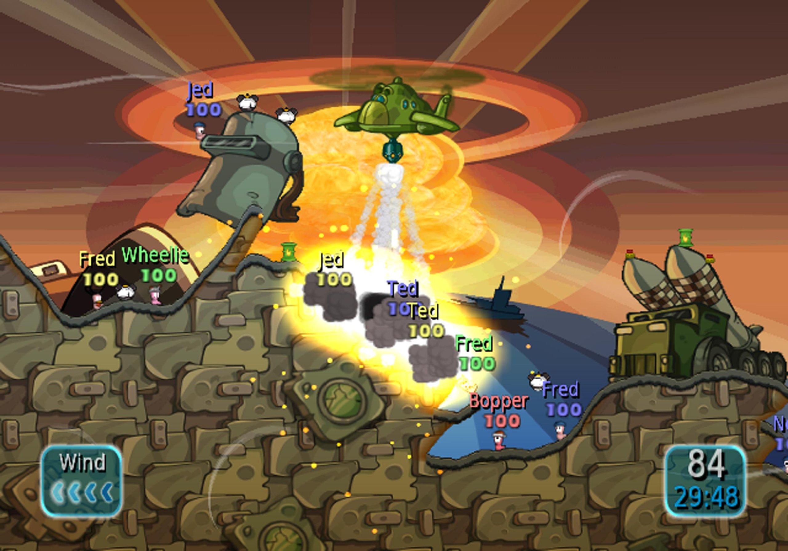Worms Battle Island - Fun Multiplayer Game for Nintendo Wii | Family & Party Entertainment
